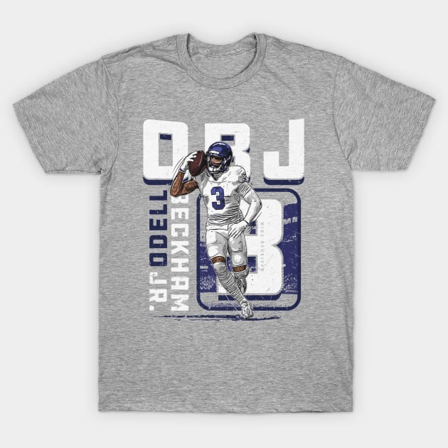 Odell Beckham Jr. Los Angeles R T-Shirt by Buya_Hamkac